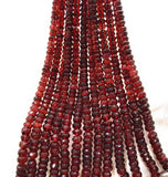 Natural Garnet Gemstone Beads, Genuine Mozambique Garnet Beads, Jewelry Supplies for Jewelry Making, Wholesale Beads, Bulk Beads, 5mm-5.5mm