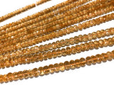 Citrine Gemstone Beads, Natural Citrine Beads, Jewelry Supplies for DIY Jewelry Making, Wholesale Bulk Beads, 5mm-5.5mm