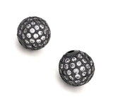 10mm Shamballa Beads, CZ Micro Pave Beads, Spacer Beads for Jewelry Making, Jewelry Supplies, Gold- Silver- Rose Gold Beads, 1 Pc