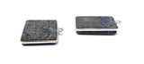 Lapis Lazuli, Gemstone Charm, Lapis Lazuli Charms, Bezel Charms, Jewelry Supplies, Jewelry Making, Jewelry Findings, DIY Jewelry, Blue Charm