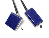 Lapis Lazuli, Gemstone Charm, Lapis Lazuli Charms, Bezel Charms, Jewelry Supplies, Jewelry Making, Jewelry Findings, DIY Jewelry, Blue Charm