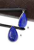 Lapis Lazuli Gemstone Charm, DIY Jewelry Making, Jewelry Findings