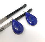 Lapis Lazuli Gemstone Charm, DIY Jewelry Making, Jewelry Findings