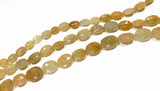 Natural Yellow Sapphire Gemstone Beads, Wholesale Jewelry Supplies for Jewelry Making, Genuine Sapphire Beads, 7"Strand