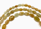 Natural Yellow Sapphire Gemstone Beads, Wholesale Jewelry Supplies for Jewelry Making, Genuine Sapphire Beads, 7"Strand