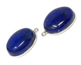 2 Pcs Lapis Lazuli Charms, Gemstone Charms, Bezel Charms, Jewelry Supplies, Jewelry Making, Jewelry Findings, DIY Jewelry, Wholesale Charms
