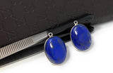 2 Pcs Lapis Lazuli Charms, Gemstone Charms, Bezel Charms, Jewelry Supplies, Jewelry Making, Jewelry Findings, DIY Jewelry, Wholesale Charms