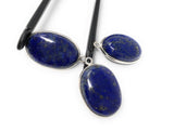 3 Pcs Lapis Lazuli Charms, Gemstone Charms, Bezel Charms, Jewelry Supplies, Jewelry Making, Jewelry Findings, DIY Jewelry, Wholesale Charms