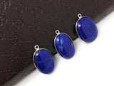 3 Pcs Lapis Lazuli Charms, Gemstone Charms, DIY Jewelry Making, Wholesale Charms