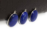 3 Pcs Lapis Lazuli Charms, Gemstone Charms, DIY Jewelry Making, Wholesale Charms