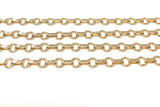 4.5 Foot Gold Filled Chain , Bulk Wholesale Chain, Jewelry Supplies for DIY Jewelry Making, Jewelry Findings, 6.5x 3mm