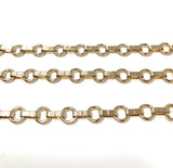 4.5 Foot Gold Filled Chain , Bulk Wholesale Chain, Jewelry Supplies for DIY Jewelry Making, Jewelry Findings, 6.5x 3mm