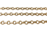 4.5 Foot Gold Filled Chain , Bulk Wholesale Chain, Jewelry Supplies for DIY Jewelry Making, Jewelry Findings, 6.5x 3mm