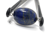 3 Pcs Lapis Lazuli Gemstone Connector, Jewelry Findings for DIY Jewelry Making, Wholesale Bulk Sterling Silver Gemstone Findings, Bulk Lot