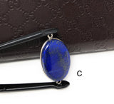 3 Pcs Lapis Lazuli Gemstone Connector, Lapis Lazuli Silver Connector, Jewelry Supplies for Jewelry Making, Wholesale Jewelry Findings,