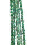 10" Natural Zambian Emerald Beads, Genuine Gemstone Beads, Wholesale Beads for DIY Jewelry, Jewelry Supplies for Jewelry Making, 2.5mm - 6mm
