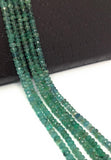 13" Zambian Emerald Gemstone Beads, Wholesale Bulk Beads, Jewelry Supplies, DIY Jewelry Making, 3mm - 6mm