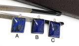 Lapis Lazuli, Gemstone Charm, Lapis Lazuli Charms, Bezel Charms, Jewelry Supplies, Jewelry Making, Jewelry Findings, DIY Jewelry, Bulk Charm
