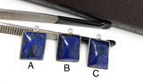 Lapis Lazuli, Gemstone Charm, Lapis Lazuli Charms, Bezel Charms, Jewelry Supplies, Jewelry Making, Jewelry Findings, DIY Jewelry, Bulk Charm