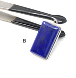 Lapis Lazuli, Gemstone Charm, Lapis Lazuli Charms, Bezel Charms, Jewelry Supplies, Jewelry Making, Jewelry Findings, DIY Jewelry, Blue Charm