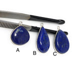 Lapis Lazuli Gemstone Charm, DIY Jewelry Supplies for Jewelry Making