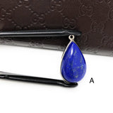 Lapis Lazuli Gemstone Charm, DIY Jewelry Making, Jewelry Findings