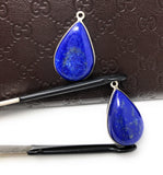 Lapis Lazuli Gemstone Charm, DIY Jewelry Making, Jewelry Findings