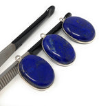 3 Pcs Lapis Lazuli Charms, Gemstone Charms, DIY Jewelry Making, Wholesale Charms