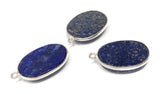 3 Pcs Lapis Lazuli Charms, Gemstone Charms, DIY Jewelry Making, Wholesale Charms