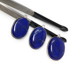 3 Pcs Lapis Lazuli Charms, Gemstone Charms, DIY Jewelry Making, Wholesale Charms