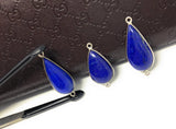 3 Pcs Lapis Lazuli Connectors, Gemstone Connectors, Bezel Connectors, Jewelry Supplies, Jewelry Making, Jewelry Findings, Lapis Lazuli Links
