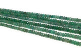 10" Natural Zambian Emerald Beads, Genuine Gemstone Beads, Wholesale Beads for DIY Jewelry, Jewelry Supplies for Jewelry Making, 2.5mm - 6mm