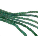 10" Natural Zambian Emerald Beads, Genuine Gemstone Beads, Wholesale Beads for DIY Jewelry, Jewelry Supplies for Jewelry Making, 2.5mm - 6mm