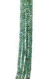 13" Zambian Emerald Gemstone Beads, Wholesale Bulk Beads, Jewelry Supplies, DIY Jewelry Making, 3mm - 6mm