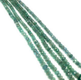 13" Zambian Emerald Gemstone Beads, Wholesale Bulk Beads, Jewelry Supplies, DIY Jewelry Making, 3mm - 6mm