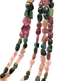 Natural Tourmaline Gemstone Beads, Beading Supplies for DIY Jewelry Making, Bulk Wholesale Beads, Tourmaline Nugget Beads Jewelry Supplies
