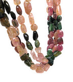 Natural Tourmaline Gemstone Beads, Beading Supplies for DIY Jewelry Making, Bulk Wholesale Beads, Tourmaline Nugget Beads Jewelry Supplies