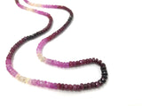 Ruby Beads, Gemstone Beads, Shaded Ruby Beads, Wholesale Beads, Jewelry Supplies, July Birthstone, Jewelry Making, Bulk Beads, 3-4mm, 16"