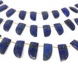 10 Pcs Natural Lapis Lazuli Gemstone Beads, Genuine Gemstone Wholesale Beads for Jewelry Making, Bulk Jewelry Supplies, 20x10.5mm