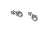 5 Pcs Sterling Silver Lobster Clasp, Lobster Claw Clasp, Jewelry Findings for DIY Jewelry Making, Wholesale Bulk Silver findings, 8x5.5mm