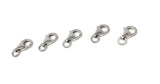 5 Pcs Sterling Silver Lobster Clasp, Lobster Claw Clasp, Jewelry Findings for DIY Jewelry Making, Wholesale Bulk Silver findings, 8x5.5mm