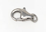 Wholesale 5 Pcs Sterling Silver Lobster Clasp, Lobster Claw Clasp, Jewelry Findings for DIY Jewelry Making, Bulk Silver findings, 11x7mm