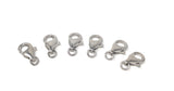Wholesale 5 Pcs Sterling Silver Lobster Clasp, Lobster Claw Clasp, Jewelry Findings for DIY Jewelry Making, Bulk Silver findings, 11x7mm