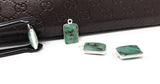Emerald Gemstone Charms, Sterling Silver Charms, Jewelry Making, Jewelry Supplies, Add a Charm, Bracelet Charms, 17X10mm, 1 Pc