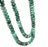 8mm Natural Emerald Beads, Gemstone Beads, Wholesale Beads, Jewelry Supplies, Bulk Beads, 13" Strand