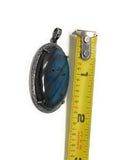 Diamond Pendant, Labradorite Pendant, Gemstone Pendant, Labradorite, Gemstone Jewelry, Sterling Silver Pendant, Gemstone Diamond Pendant