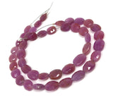 Pink Sapphire Beads, Gemstone Beads, Natural Sapphire Beads, September Birthstone, Wholesale Beads, Bulk Beads, Jewelry Supplies, 7" Strand