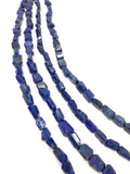 Lapis Lazuli Beads, Gemstone Beads, Bulk Wholesale Beads, Nugget Beads, Jewelry Supplies, 9x6mm-12x10mm, 12.5" Strand