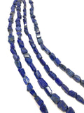 Lapis Lazuli Beads, Gemstone Beads, Bulk Wholesale Beads, Nugget Beads, Jewelry Supplies, 9x6mm-12x10mm, 12.5" Strand