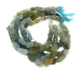 Aquamarine Beads, Aquamarine, Beading Supplies, Jewelry Making, Wholesale Beads, Bulk Beads, Natural Beads, Nugget Beads, 11.5" Strand